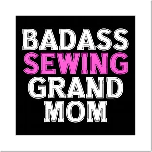 badass sewing grandmom Posters and Art